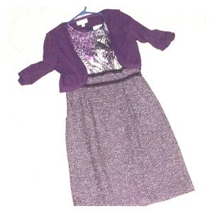 Beautiful plum dress set.